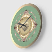 12th & 30thパール周年記念ウォールクロック ラージ壁時計 (傾斜)