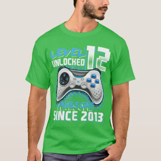 12th Birthday Boy Level 12 Gamer 12 Year Video Gam Tシャツ