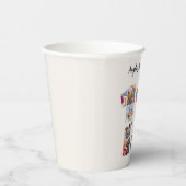 12th Birthday Photo Collage Number 12 Paper Cup 紙コップ (右)