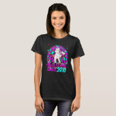 12th Birthday Rainbow 12 Year Old Flossing Unicorn Tシャツ (正面フル)