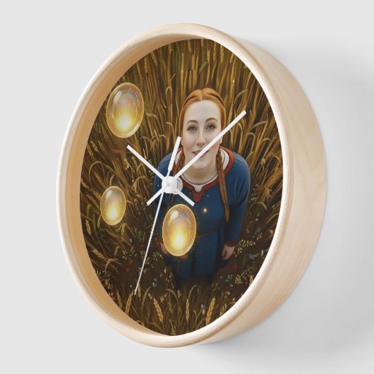 12th Century Light Orb 壁時計 (傾斜)