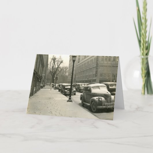 12th & K ストリート、サクラメント、カリフォルニア州、1942年のカード カード (正面)