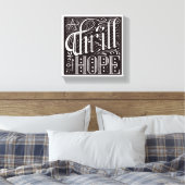 12x12キャンバス「希望のスリル」 キャンバスプリント (インサイチュ (寝室))