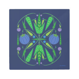 12x12ブルーベリーのガーディアン金属プリント メタルプリント