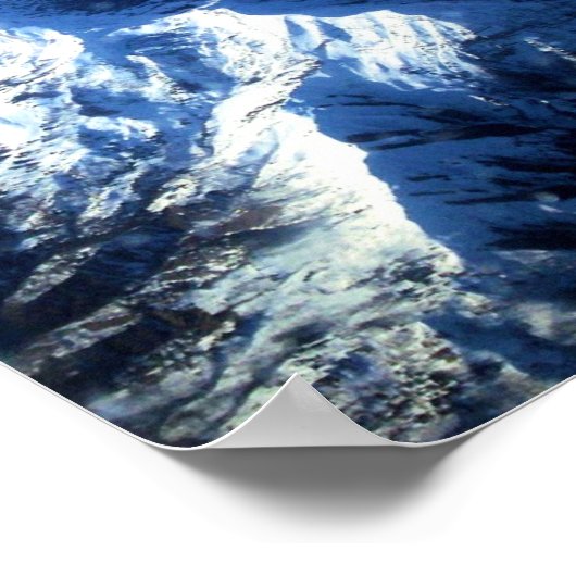 12x12ポスター – 山 ポスター (角)