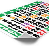 12x12行列 ポスター (角)