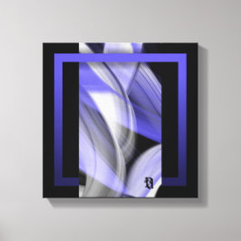 12x12" ラベンダームーン トレンド 抽象芸術 紫色 キャンバスプリント