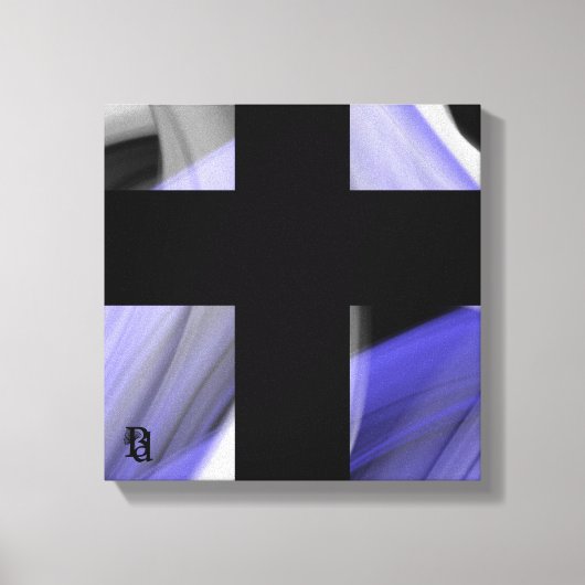 12x12" Lavender Moon Trend Abstract Art Violet キャンバスプリント (正面)