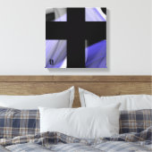 12x12" Lavender Moon Trend Abstract Art Violet キャンバスプリント (インサイチュ (寝室))