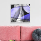12x12" Lavender Moon Trend Abstract Art Violet キャンバスプリント (インサイチュ (リビング))