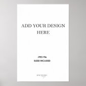 12x18インチポートレートアートプリント ポスター (正面)