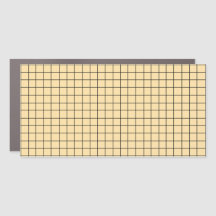 12x24ベージュ磁気グリッドマップ