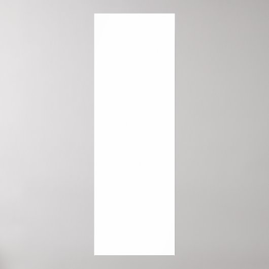 12x36インチポスターDIYテンプレート+イメージのサイズ変更文字 ポスター (正面)