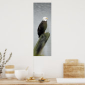 12x36イーグルのポスター紙（マット） ポスター (キッチン)