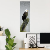 12x36イーグルのポスター紙（マット） ポスター (ホームオフィス)