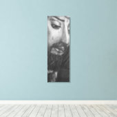 # 12x36 # Black Frame # Lienzo キャンバスプリント (インサイチュ (ウッドフロア))