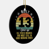 13おもしろい年前に建てられた全パーツオリジナル13th セラミックオーナメント (右)