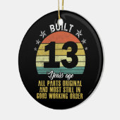 13おもしろい年前に建てられた全パーツオリジナル13th セラミックオーナメント (左)