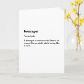 13おもしろい誕生日 | 13の10代の若者 カード (黄色い花)