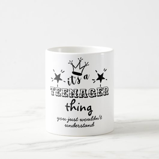 13おもしろい誕生日A10代の若者Im10代の コーヒーマグカップ (中央)
