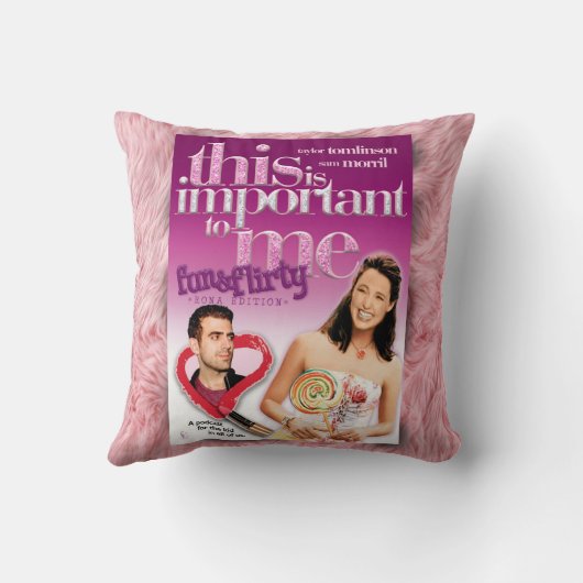 13が30に続く-これは私にとって重要- クッション (裏面)