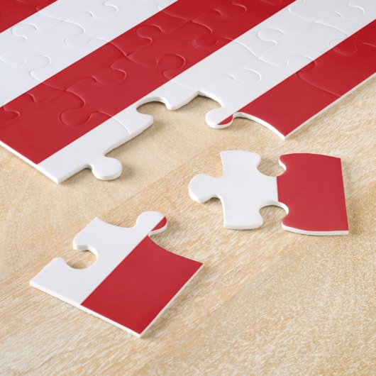 13つ星統一された州旗 ジグソーパズル (側面)