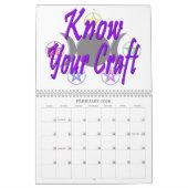 13のゴール及びウィッカ信者の知恵のカレンダー カレンダー (2月 2026)