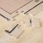 13のヴィンテージ地図（1885年） ジグソーパズル (側面)