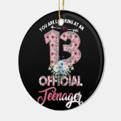 13の公式10代の若者フローラ セラミックオーナメント (左)