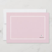 13の写真のコラージュの縦の写真の招待状 招待状 (裏面)