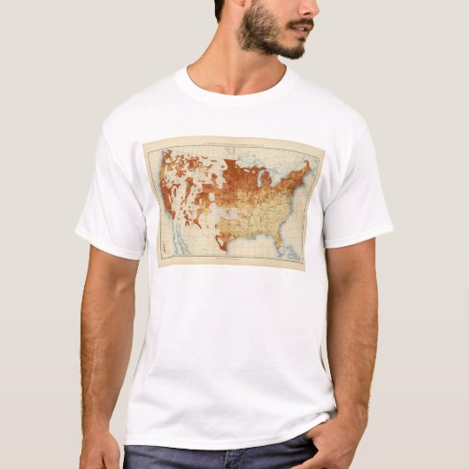 13の割合外国生まれの1890年 Tシャツ (正面)