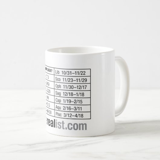 13の印のコーヒー・マグ コーヒーマグカップ (正面右)