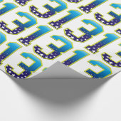 13の年齢の星 ラッピングペーパー (角)