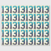 13の年齢の星 ラッピングペーパー (フラット)