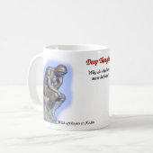 13の深い思考 コーヒーマグカップ (正面左)