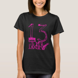 13は私のラッキーナンバーTシャツ Tシャツ