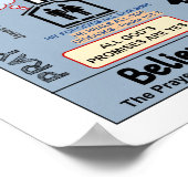 13インチX 19インチ祈りの言葉の設計図 ポスター (角)