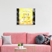 13エレガントthシトリ結婚ン記念日 キャンバスプリント (インサイチュ (リビング))