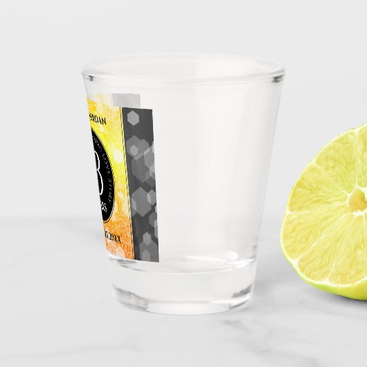 13エレガントthシトリ結婚ン記念日 ショットグラス (右)