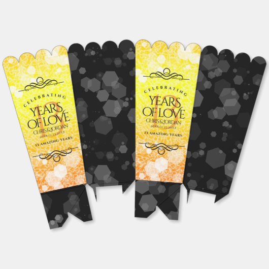 13エレガントthシトリ結婚ン記念日 フェイバーボックス (見開き)