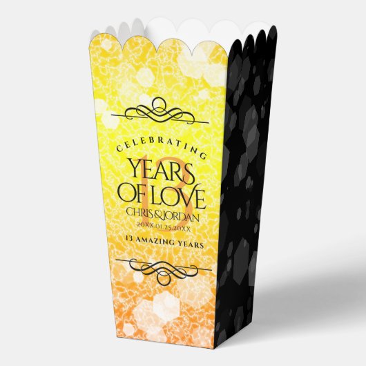 13エレガントthシトリ結婚ン記念日 フェイバーボックス (正面)