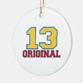13オリジナル誕生日デザイン セラミックオーナメント (左)