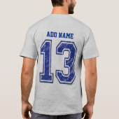 13カスタムジャージー Tシャツ (裏面)