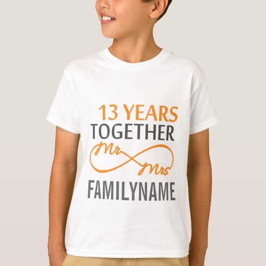 13カスタム周年記念 Tシャツ (正面)