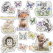 13カスタム枚のビニールカスタマイズ シール (正面)