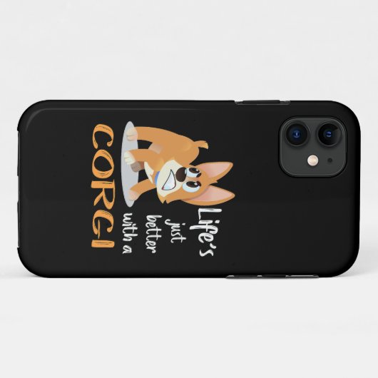 13コルギで人生は良い Case-Mate iPhoneケース (裏面(横))