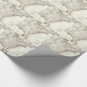 13コロニーヴィンテージマップ(1776) ラッピングペーパー (角)