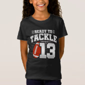 13サッカーパーティー13誕生日 Tシャツ (正面)