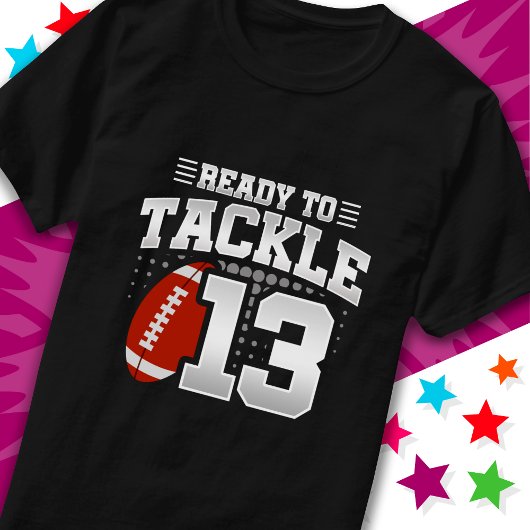 13サッカーパーティー13誕生日 Tシャツ