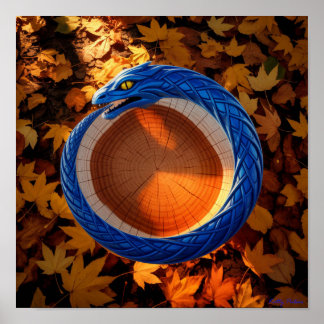 13シンボル：オウロボロスのポスタープリント ポスター